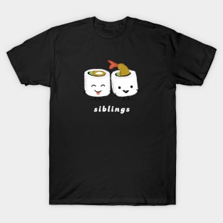 Sushi Siblings | Kawaii Sushi Rolls T-Shirt